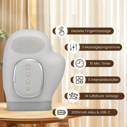 Intelligent massageapparaat voor je handen