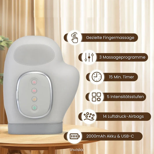 Intelligent massageapparaat voor je handen