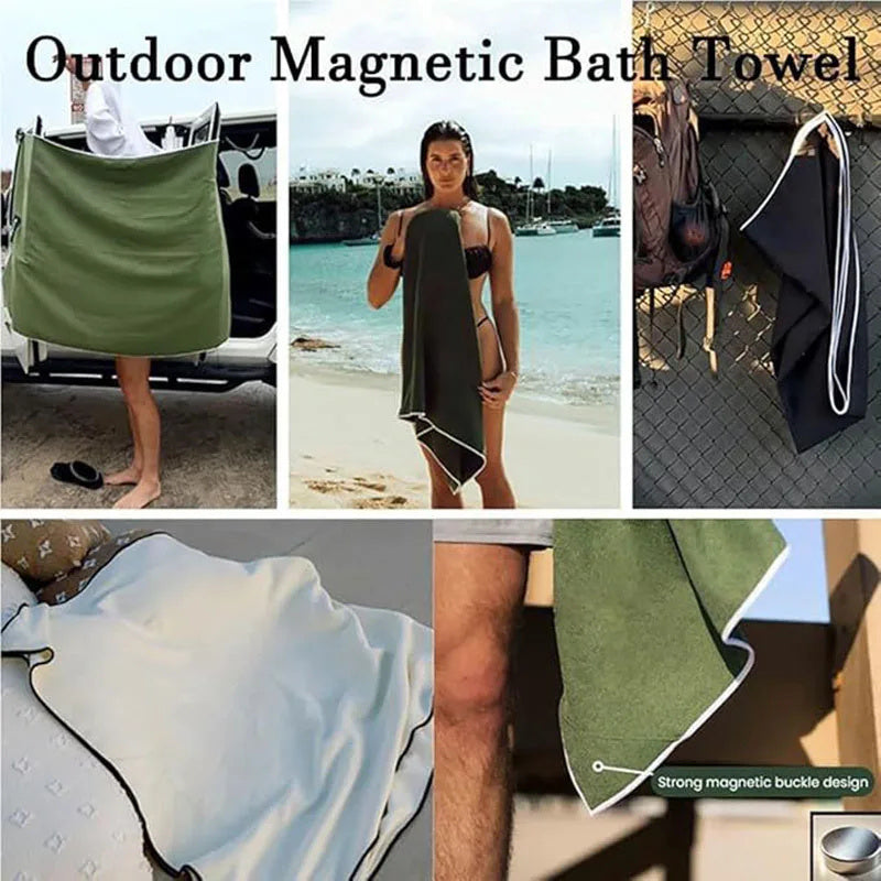 Microvezel magnetische strandhanddoek
